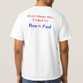 Traurige G.O.P. - Ron Paul Shirt (Rückseite)