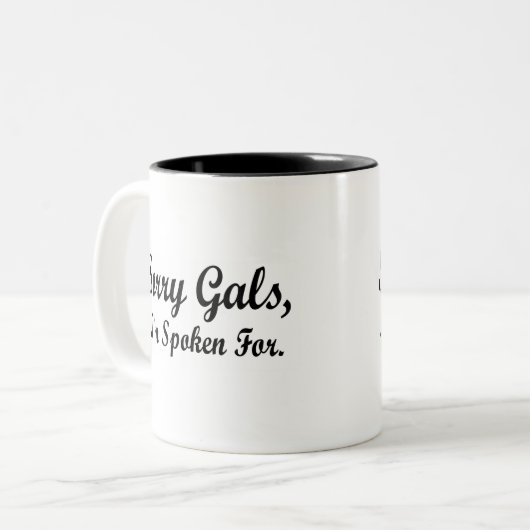 Traurige Gallonen gesprochen für Tasse (Vorderseite Links)