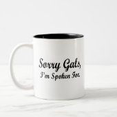 Traurige Gallonen gesprochen für Tasse (Links)