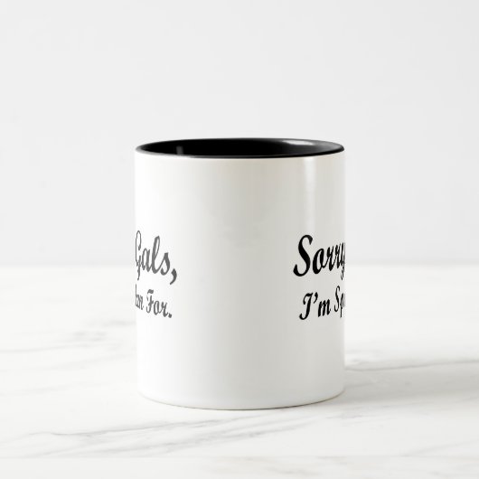 Traurige Gallonen gesprochen für Tasse (Mittel)