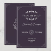 Traurige Hochzeit Save the Date (Vorne/Hinten)
