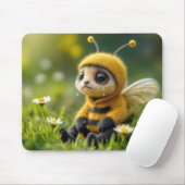 Traurige Hummeln mit Tränen Mousepad (Mit Mouse)