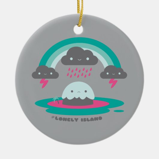 Traurige Insel 2 Keramikornament (Vorne)