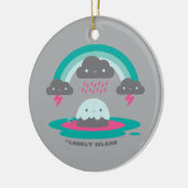 Traurige Insel 2 Keramikornament (Links)