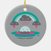 Traurige Insel 2 Keramikornament (Hinten)