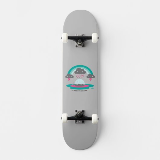 Traurige Insel 2 Skateboard (Vorderseite)