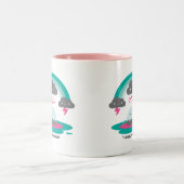 Traurige Insel 2 Zweifarbige Tasse (Mittel)