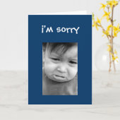 Traurige Karte (Gelbe Blume)