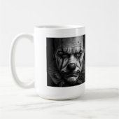 Traurige klassische Tasse, 15 oz Kaffeetasse (Links)