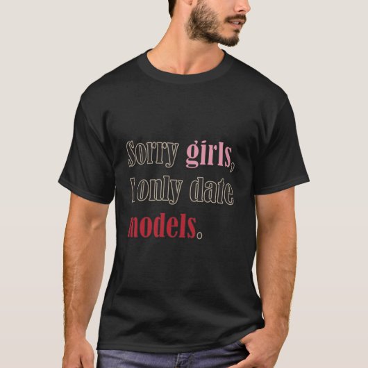 Traurige Mädchen, datiere ich nur Modelle T-Shirt (Vorderseite)