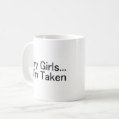 Traurige Mädchen Im genommen Kaffeetasse (Vorderseite Links)