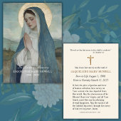 Traurige Mary zum Beerdigungsgedanken Gebet