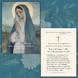 Traurige Mary zum Beerdigungsgedanken Gebet