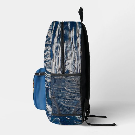 Traurige Meerjungfrauen vor Anker Bedruckter Rucksack (Rechts)