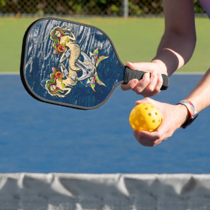 Traurige Meerjungfrauen vor Anker Pickleball Schläger