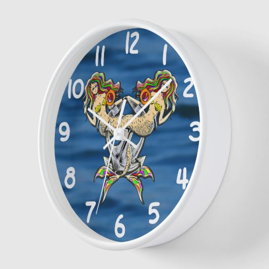 Traurige Meerjungfrauen vor Anker Uhr (Winkel)