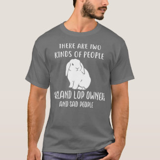 Traurige Menschen und Holland Lop , Niedliches Kan T-Shirt