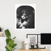 Traurige Mutter Jungfrau Mary Katholic Poster (Heimbüro)