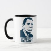 Traurige Obama-Tasse Tasse (Links)