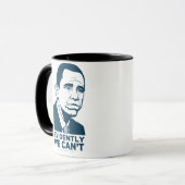 Traurige Obama-Tasse Tasse (Vorderseite Links)