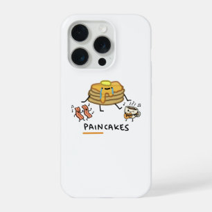 Traurige Paincakes - Lustiger Frühstücks-Essen-Wor iPhone 15 Pro Hülle
