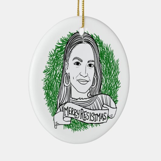 Traurige Resistenzen Keramik Ornament (Rechts)