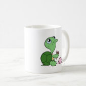 Traurige Schildkröte-glückliche Ameise Kaffeetasse (VorderseiteRechts)