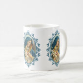 Traurige tadellose Herz-Jungfrau-Mutter Mary Kaffeetasse (VorderseiteRechts)