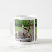 Traurige und einsame Donkey-Tasse Kaffeetasse (Vorderseite Links)