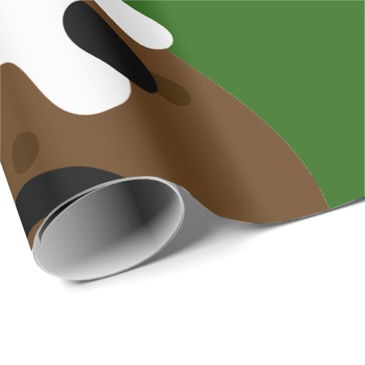 traurige Weihnachtspudding Geschenkpapier (Rolleneckpunkt)