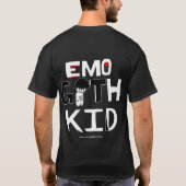 Traurige Wolke mit Logo T-Shirt (Rückseite)