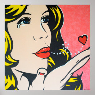 Trauriger Abschied - Original Pop Art Poster