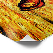 Trauriger alter Mann am Tor der Ewigkeit Poster (Ecke)