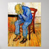 Trauriger alter Mann am Tor der Ewigkeit Poster (Vorne)