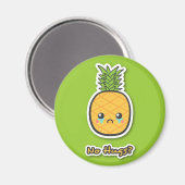 Trauriger Ananas, der keine Schläger bekommt Magnet (Vorderseite/Rückseite)