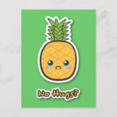 Trauriger Ananas, der keine Schläger bekommt Postkarte (Vorderseite)