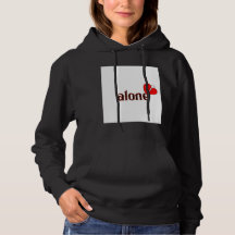 Trauriger Ästhetik-Hoodie – Allein, aber stark