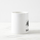 TRAURIGER AUGEN-WELPE KAFFEETASSE (Mittel)