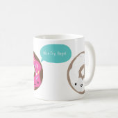 Trauriger Bagel, Schaumgummiring-nur Tasse (VorderseiteRechts)