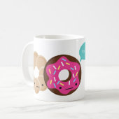 Trauriger Bagel, Schaumgummiring-nur Tasse (Vorderseite Links)