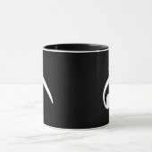 Trauriger Bassschlüssel Tasse (Zentrum)