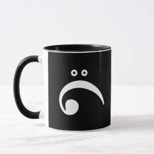 Trauriger Bassschlüssel Tasse