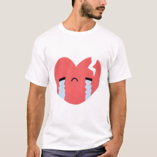 Trauriger, brüchiger Herzdoodle T-Shirt