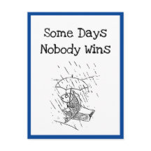 Trauriger Cartoon Fish Bad Day Beileid