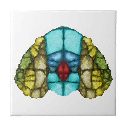 trauriger Clown Fliese (Vorderseite)