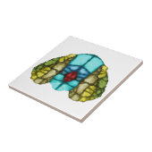 trauriger Clown Fliese (Seite)