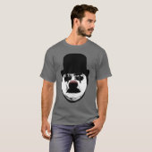 Trauriger Clown - grauer T - Shirt (Vorne ganz)