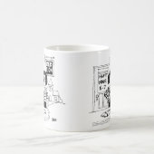 Trauriger Clown im Freien für eine gute Stunde Gew Kaffeetasse (Mittel)