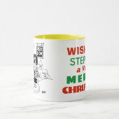 Trauriger Clown im Freien für eine gute Stunde Gew Tasse (Zentrum)