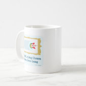 Trauriger Clown Kaffeetasse (Vorderseite Links)